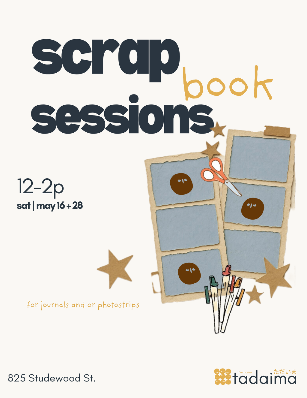scrap book sessions
