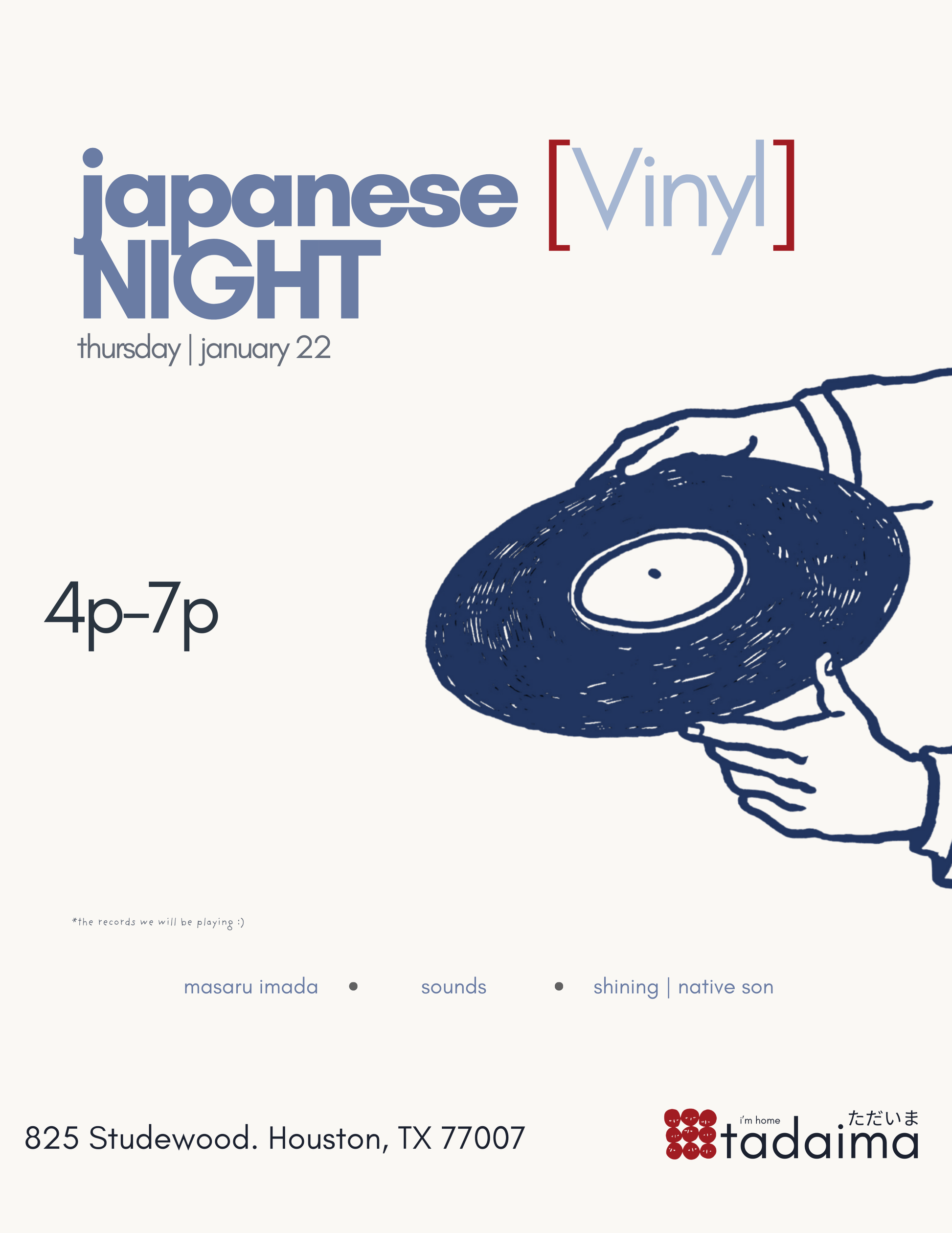 JAPANESE VINYL NIGHT