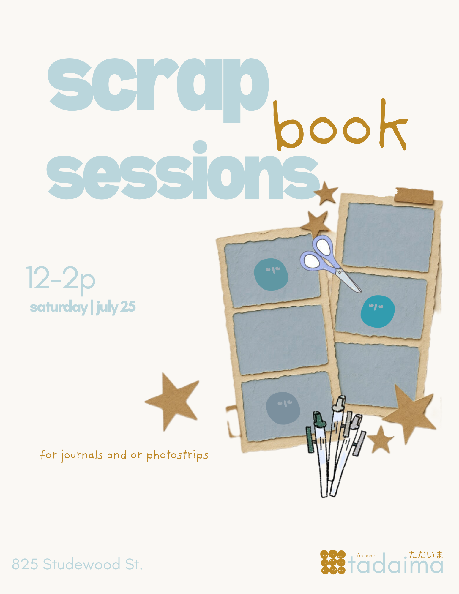 scrap book sessions