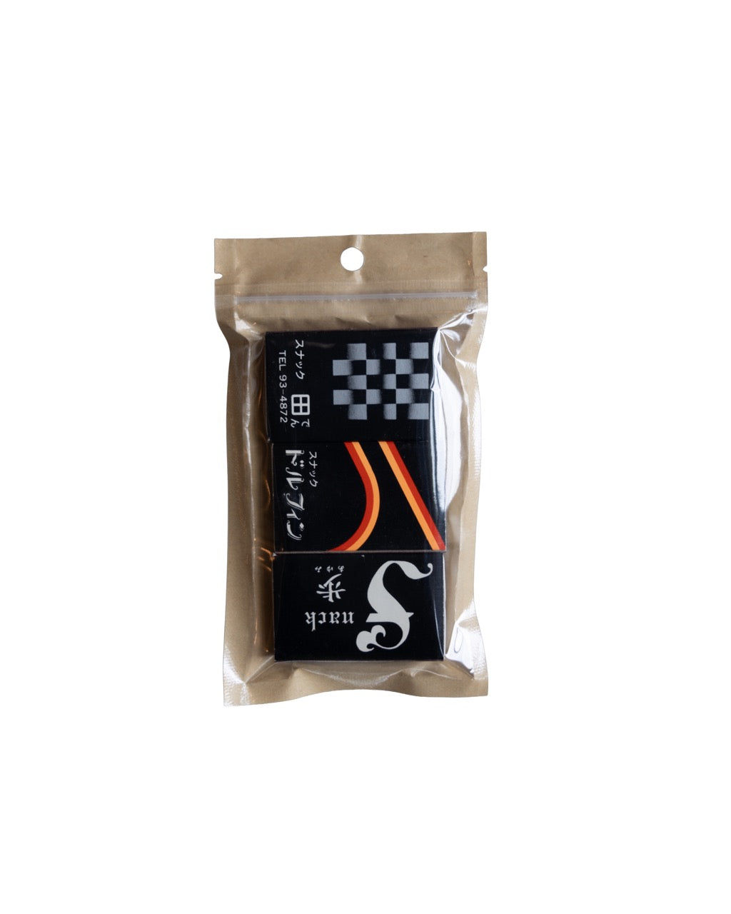 Japanese Vintage Matches Pack ( Black )