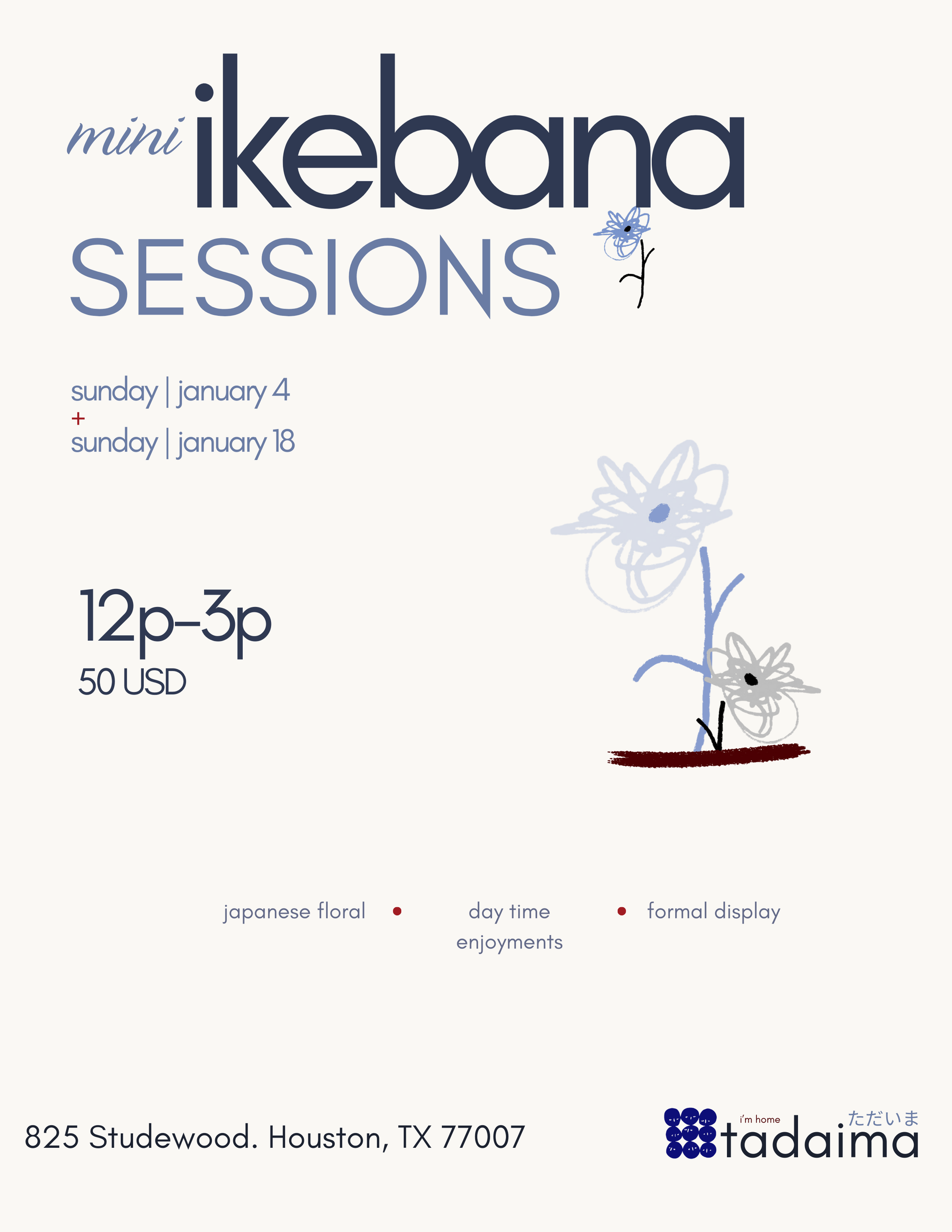 Mini ikebana sessions